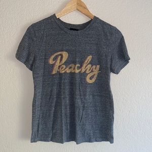 Peachy graphic tee